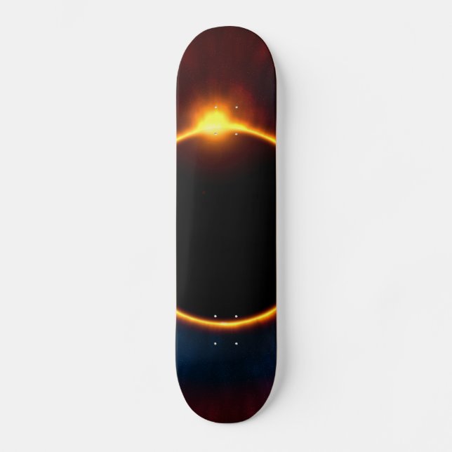 Solar Eclipse Mini Skateboard Bräda 18,5 Cm (Framsida)