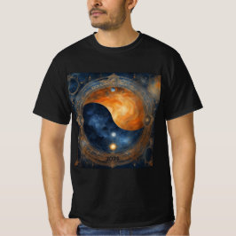 Solar Eclipse Mystical Balance 2024 Add Namn Manar T Shirt