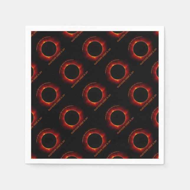 Solar Eclipse Pappersservett (Framsidan)