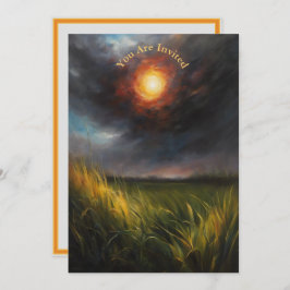 Solar Eclipse Party Full Anpassade Inbjudningar