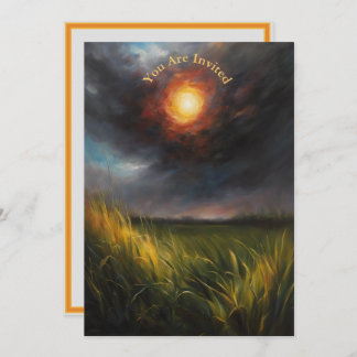 Solar Eclipse Party Full Anpassade Inbjudningar