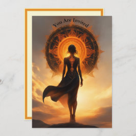 Solar Eclipse Party Full Anpassningsbar Stylized Inbjudningar