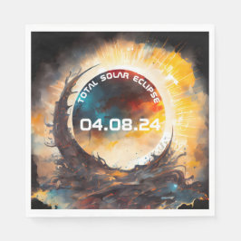 Solar Eclipse Party Pappersservett