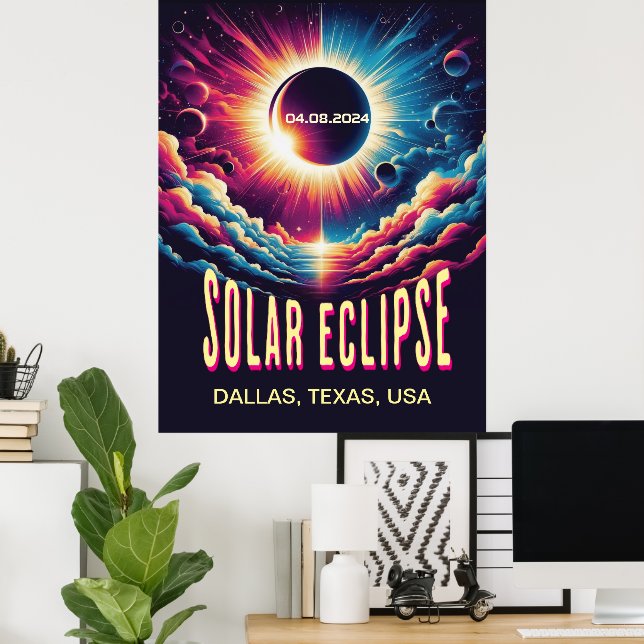 Solar Eclipse Poster (Hemmakontoret)