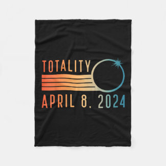 Solar Eclipse Shirt 8 april 2024 Totality Solar Ec Fleecefilt