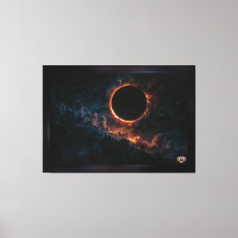 Solar Eclipse that inspires Awe AI Art by Xzendor  Canvastryck