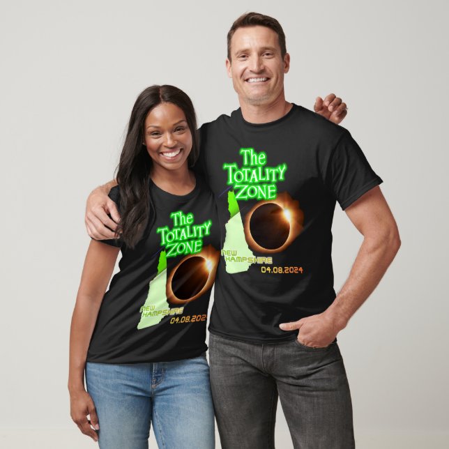 Solar Eclipse Totality Zon NH 2024 T-Shirt (Unisex)