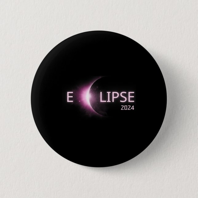 Solar Eclipse totalt 2024 Solar Eclipse 4. Knapp (Framsida)