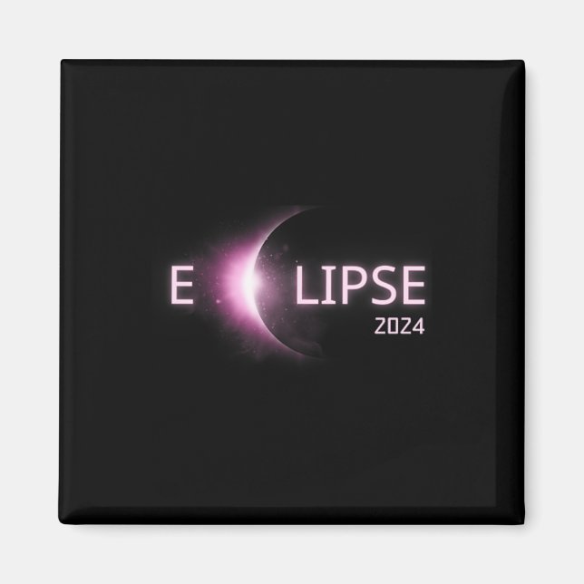 Solar Eclipse totalt 2024 Solar Eclipse 4. Magnet (Framsidan)