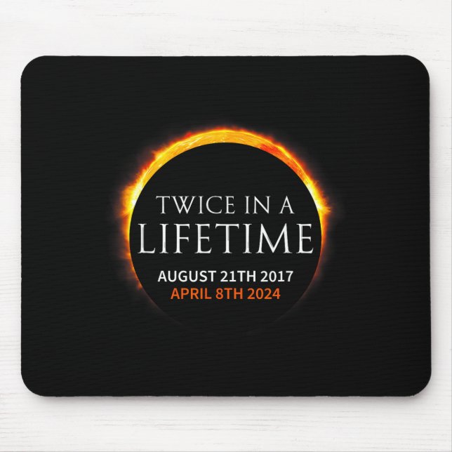 Solar Eclipse Twice Lifetime Solar Illustration Musmatta (Framsidan)