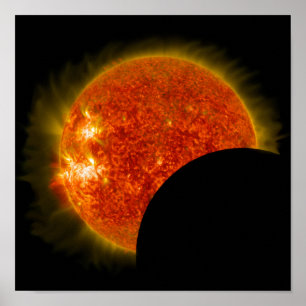 Solar Eclipse under arbete Poster