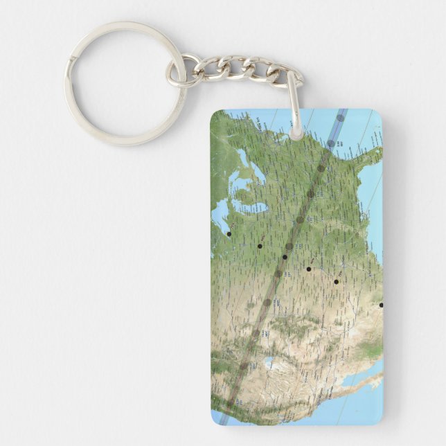 Solar Eclipse Väg Karta 2017 (Framsidan)