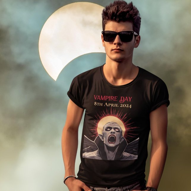 Solar, Eclipse Vampire Day T Shirt (Skapare uppladdad)