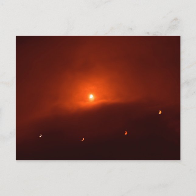 Solar Eclipse. Vykort (Framsida)
