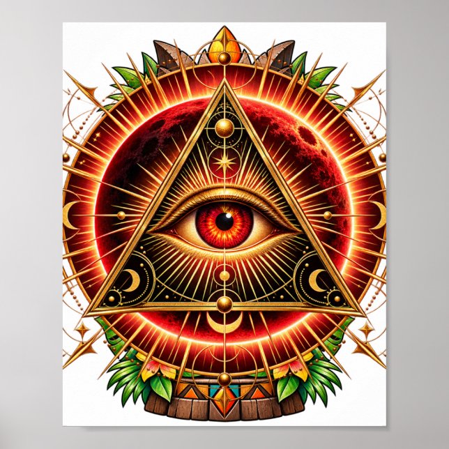 Solar Ember Eye Affisch (Framsidan)