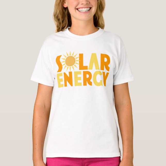 Solar Energy Gift T-shirt (Framsida)