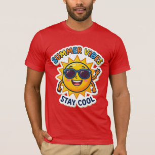Solar Flare Flair Den Ultimata Sommarens Dekal T Shirt