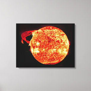 Solar Flare - Foto taget från Skylab Canvastryck