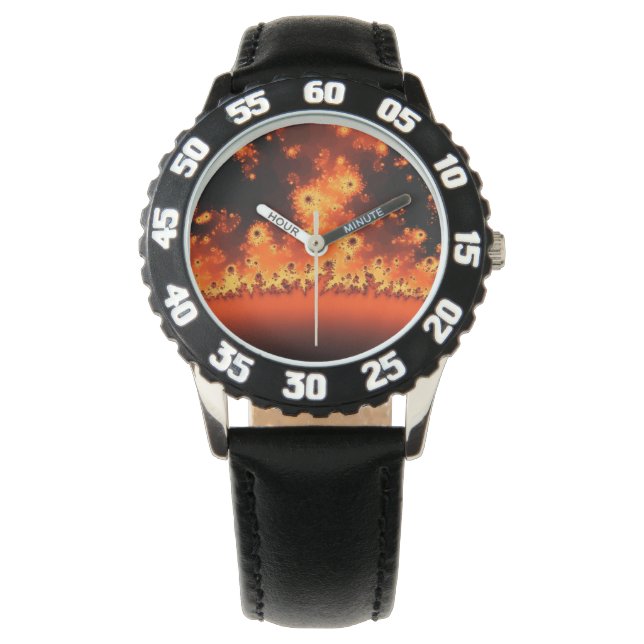 Solar Flare Fractal Watch (Child) Armbandsur (Framsida)