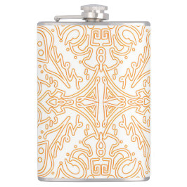 Solar Flare Guld Damask Telefon / iPad-fodral Fickplunta