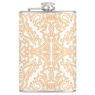 Solar Flare Guld Damask Telefon / iPad-fodral Fickplunta