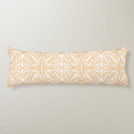 Solar Flare Guld Damask Telefon / iPad-fodral Kroppskudde