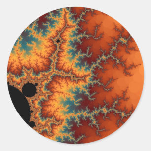 Solar Flare Stickers Runt Klistermärke