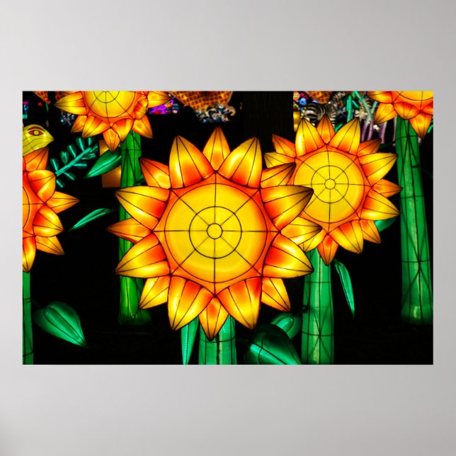 Solar Flare Sunflowers  Poster (Framsidan)
