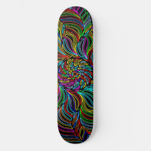 Solar Flares Mini Skateboard Bräda 18,5 Cm