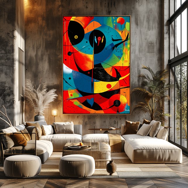 Solar Geometry II – Mid-Century Abstract Construct Poster (Skapare uppladdad)