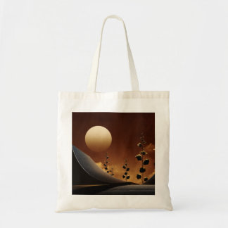 Solar Horizon Tote - Minimalistisk Solarpunk desig Tygkasse