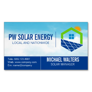 Solar House Power HIMLAR Magnetiska Visitkort