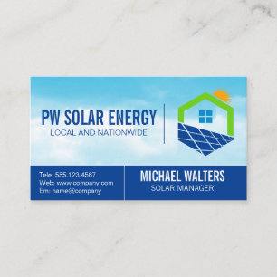 Solar House Power HIMLAR Visitkort