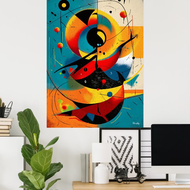 Solar Mechanica – Modern geometrisk dynamik Poster (Hemmakontoret)