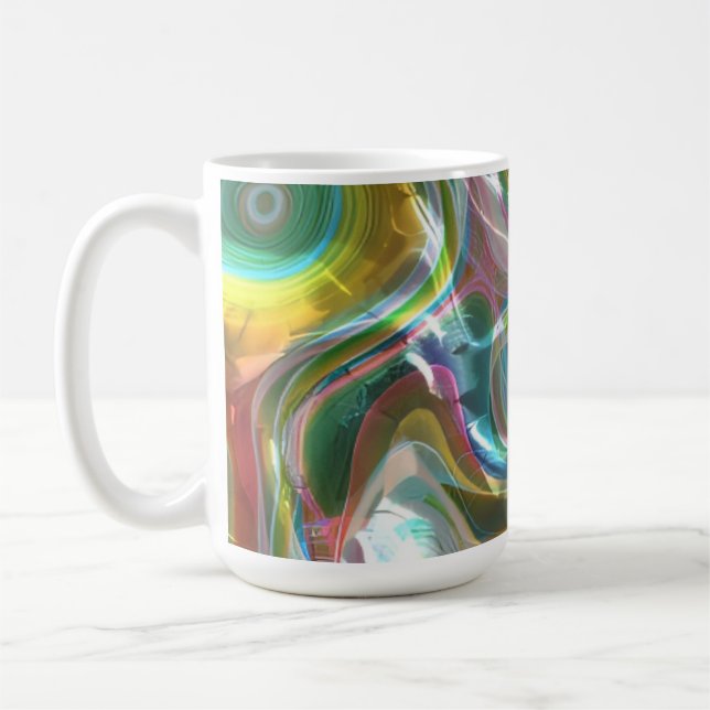 Solar Opal Fluid Fantasy Kaffemugg (Vänster)