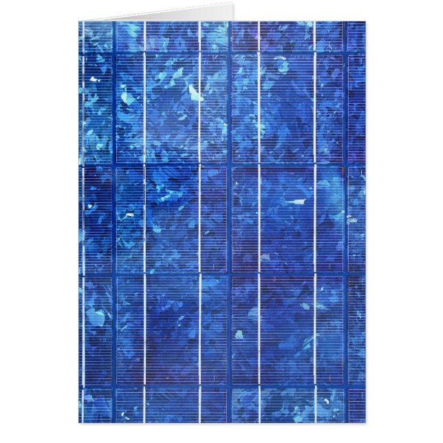 Solar panel hälsningskort (Framsidan)