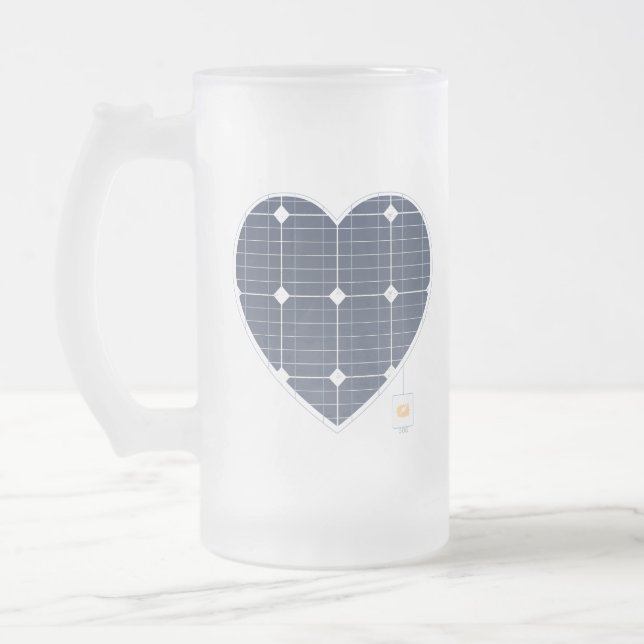 SOLAR PANEL POWER HEART FROSTAT ÖLGLAS (Vänster)