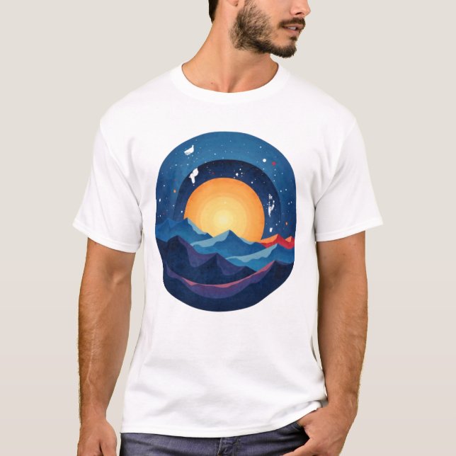 Solar Peaks T Shirt (Framsida)