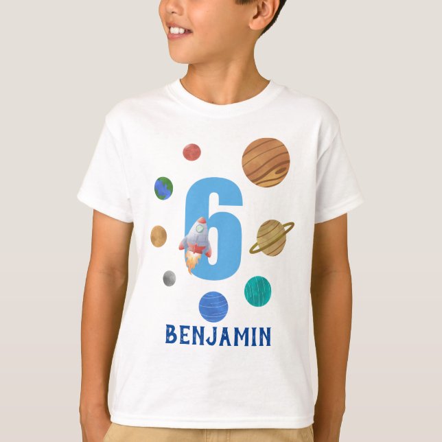 Solar Planet i 6e  T Shirt (Framsida)
