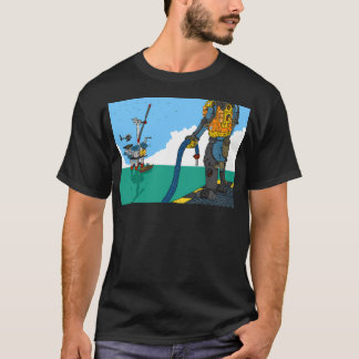 Solar Platform. Futuristiska Oil Platform. Vind Tu T Shirt