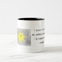 Solar Plexus Chakra Coffee mugg med bekräftelser