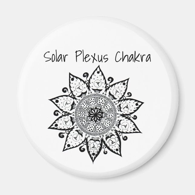 Solar Plexus Chakra magnet (Framsidan)