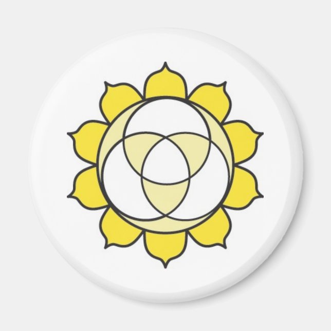 Solar Plexus Chakra Magnet (Framsidan)