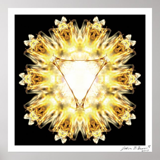 Solar Plexus Chakra Poster (Framsidan)