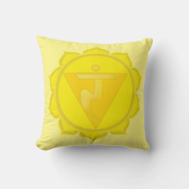 Solar Plexus Chakra Throw Cushion 41 cm x 41 cm Kudde