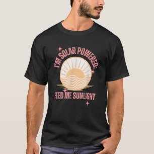Solar Powed Matar mig Sollight Summer Sunshine T Shirt