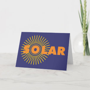 Solar Power Sol Helgkort