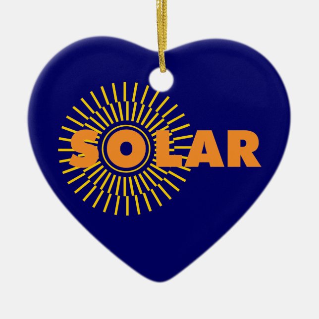 Solar Power Sol Julgransprydnad Keramik (Framsidan)