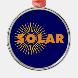 Solar Power Sol Julgransprydnad Metall