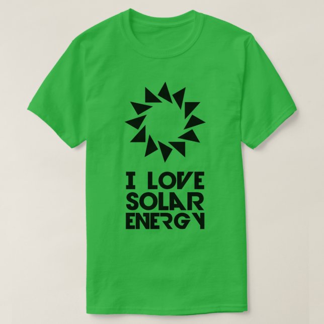 solar power t shirt (Design framsida)